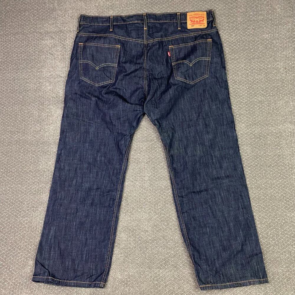 Levi's 569 Jeans Men 44 x 32 Fit 46x31 Blue Loose Straight Leg NWOT 00569 0127 - Picture 4 of 14